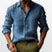 Men's Casual Linen Button Down Shirt Relaxed Fit - Image 4