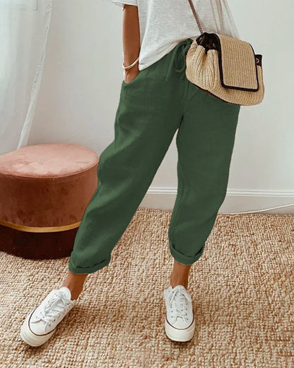Velmira – Pantalon respirant et évacuant l'humidité, coupe confortable