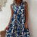 Sylira - Elegant V-Neck Printed Dress for Women