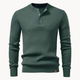 Grayson – Men’s Ribbed Henley Sweater