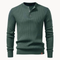 Grayson – Pull côtelé à col tunisien pour homme