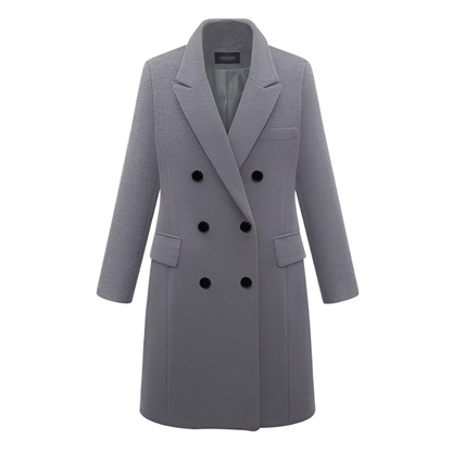 Carolyx – Abrigo largo elegante de lana para mujer