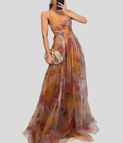Carola - Charming Floral Maxi Dress - Image 4
