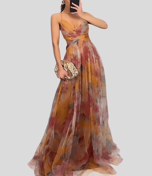 Carola - Charming Floral Maxi Dress - Image 4
