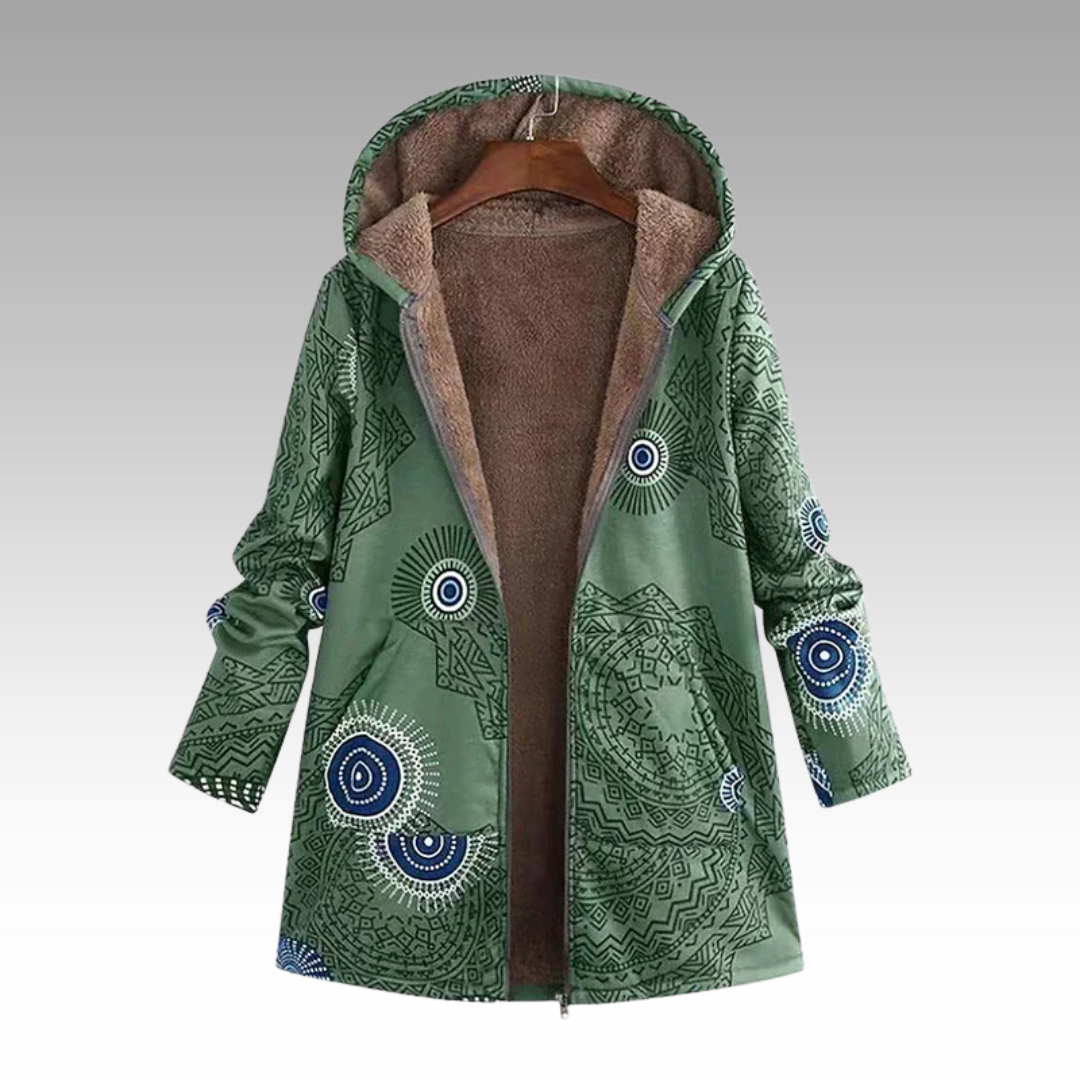 Alison - Stijlvolle Boho Capuchon Winterjas - Image 3
