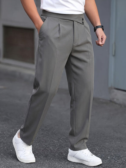 Men's Pleated Dress Pants - Image 19