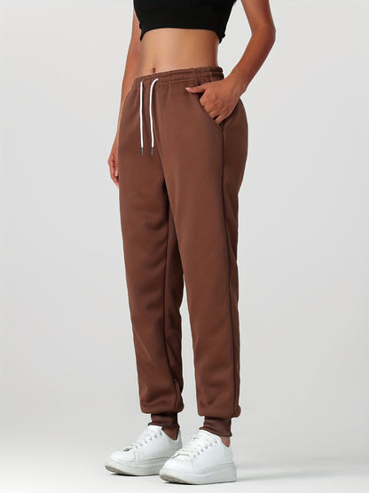 Women's Fleece Lined Cuffed Joggers - Image 19