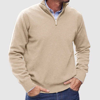 Corvane – Men’s Quarter Zip Casual Sweater
