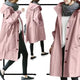 Hooded Trenchcoat Jacket For Women Azzoria