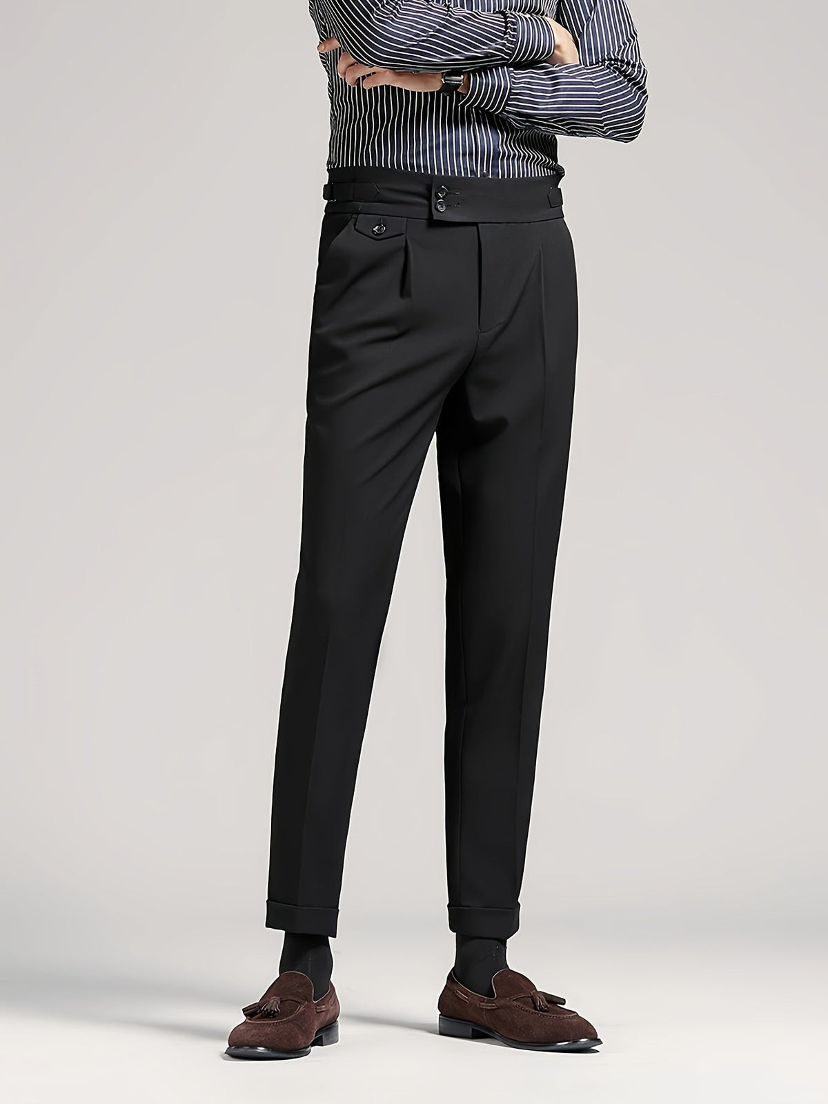 Men's Pleated Dress Pants - Image 2
