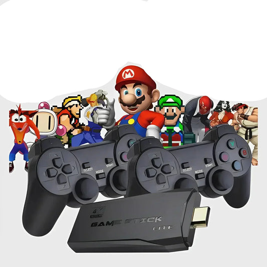 Retro 4K Game Console 20000 Classic Games Plug Play Wireless