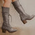 Lunessa – Women’s Lace Up Boots with Block Heel
