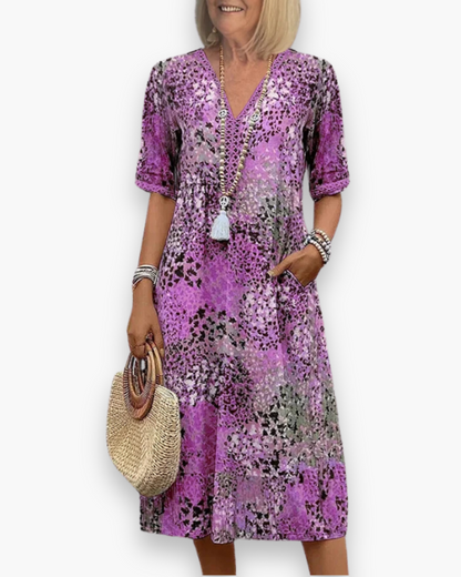 Elarique - Rochie midi florală