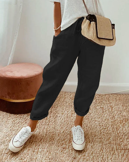 Velmira – Pantalon respirant et évacuant l'humidité, coupe confortable