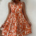 Sylira - Elegant V-Neck Printed Dress for Women