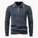 Callen – Men’s Knitted Polo With Buttons