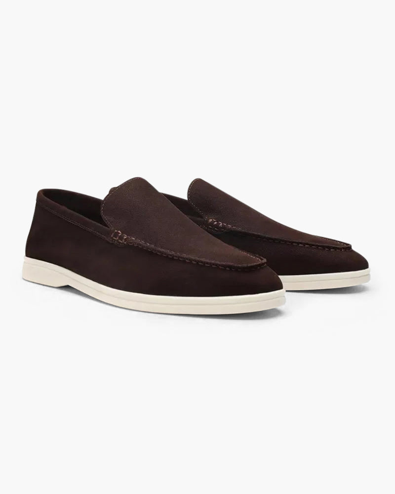 Valerion - Herre Vintage Ko Læder Loafer