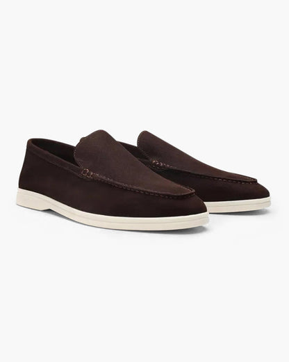 Valerion - Herre Vintage Ko Læder Loafer