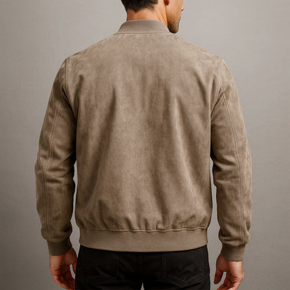 Vori - Veste en cuir suédé urbaine