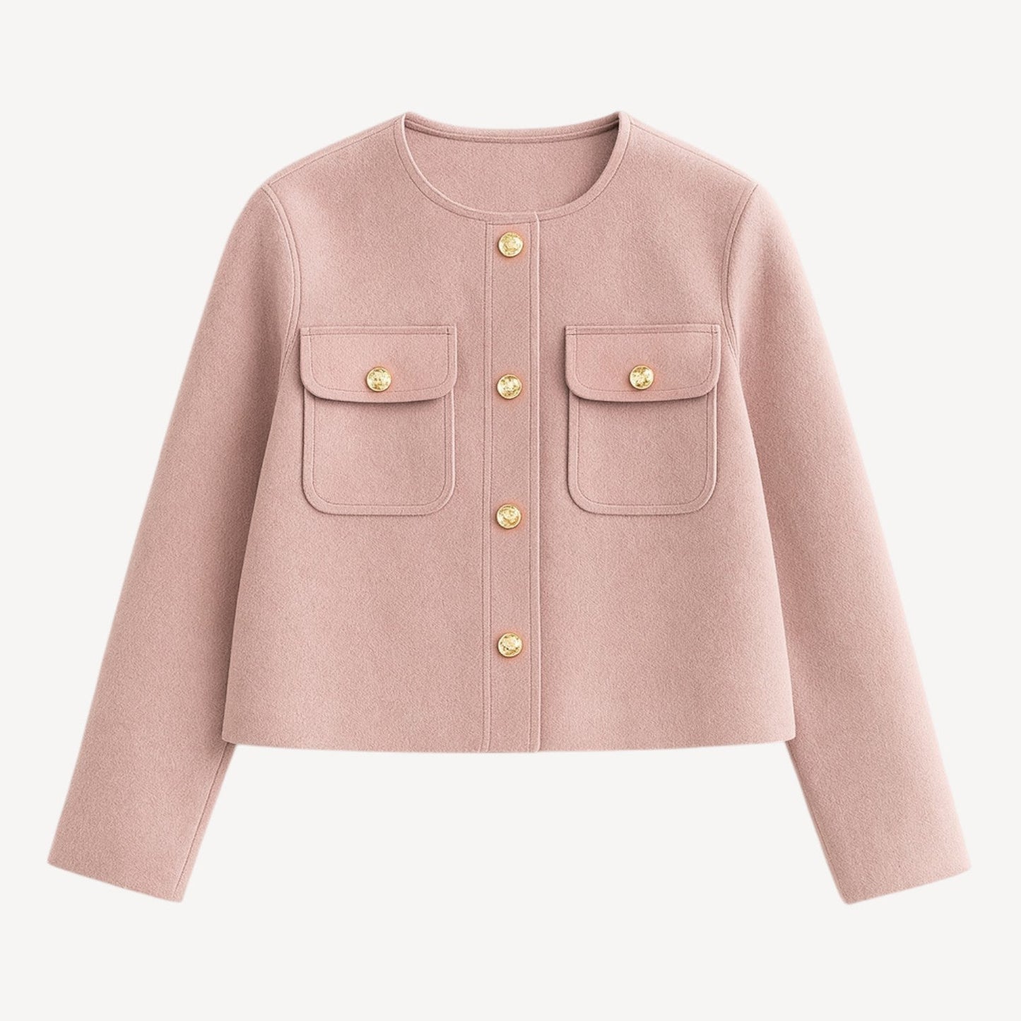 Karen – Women Short Jacket With Gold Buttons