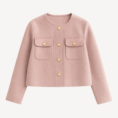 Karen – Women Short Jacket With Gold Buttons