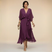 Cenira - Elegant Midi Dress With V Neck