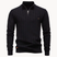 Rowan – Pull pour homme en coton à fermeture éclair courte