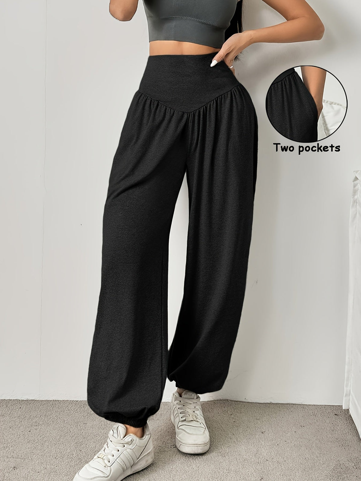 Women High Waisted Wide Leg Pants - Image 9