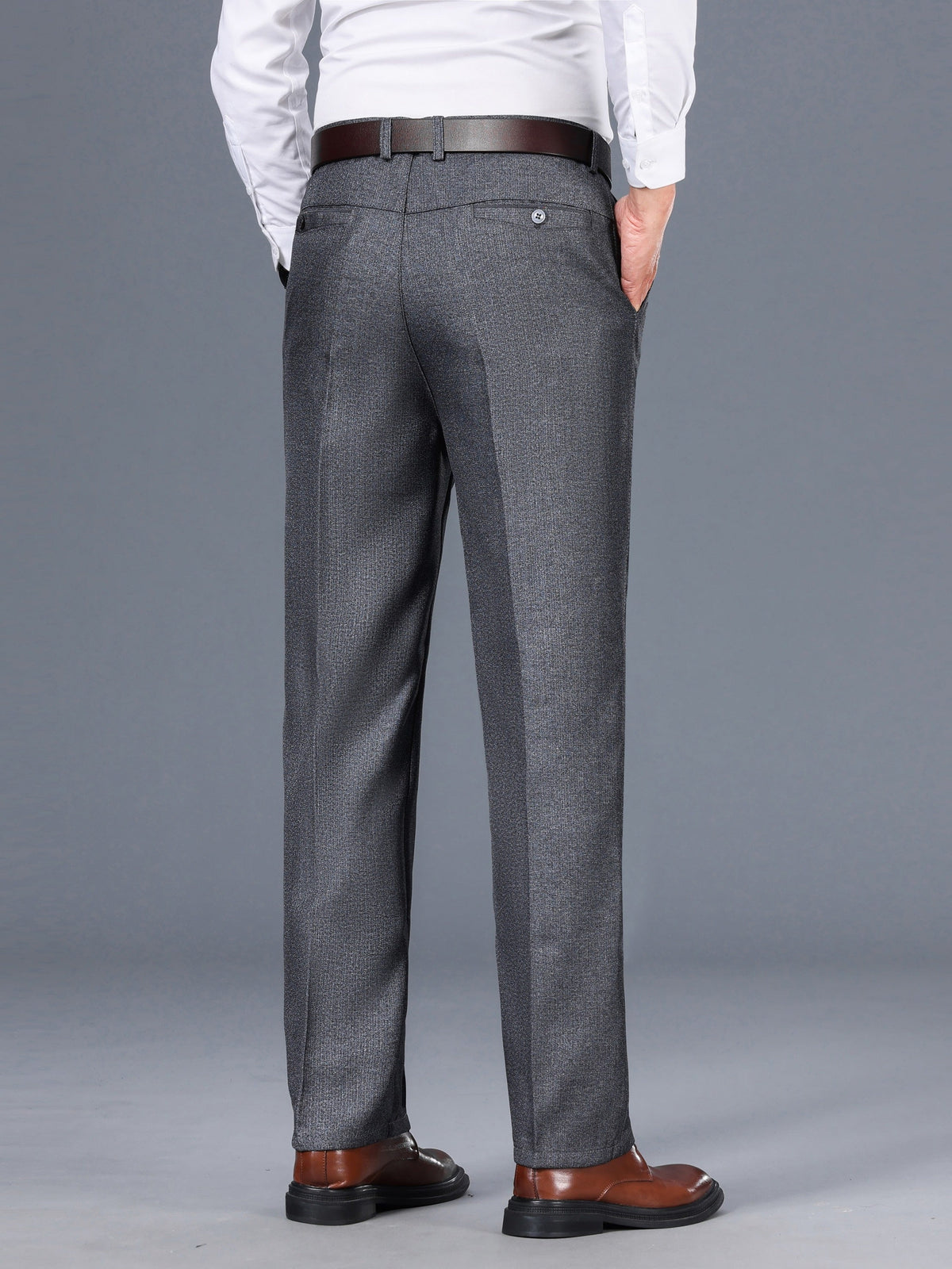 Men Tailored Straight Leg Dress Pants - Image 2