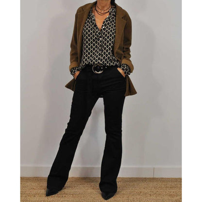 Sarelle - Casual V Neck Blouse