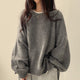 Maevin – Pull ample pour femme avec manches bouffantes