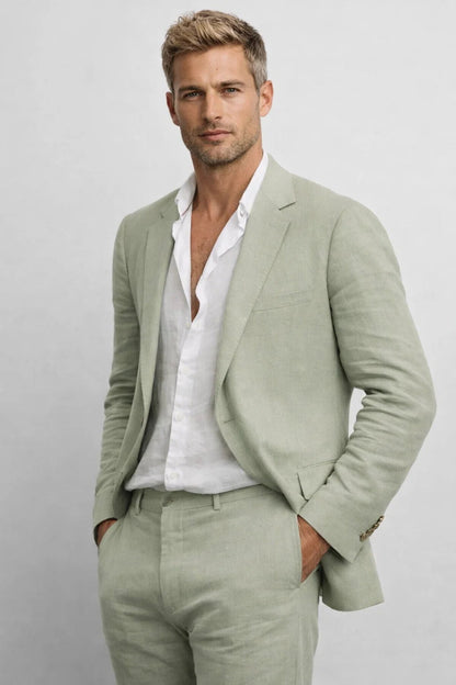 Lumeiro - Mens Regular Fit Two Piece Set