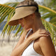 Women's Wide Brim Foldable Straw Sun Visor UV Protection - Image 5