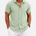 Novarello - Cotton Linen Short Sleeve Shirt