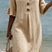 Contrina - Cotton Linen Summer Dress