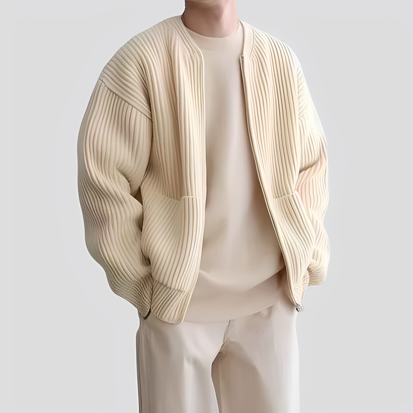 Declair – Cardigan lavorato a maglia moderno da uomo