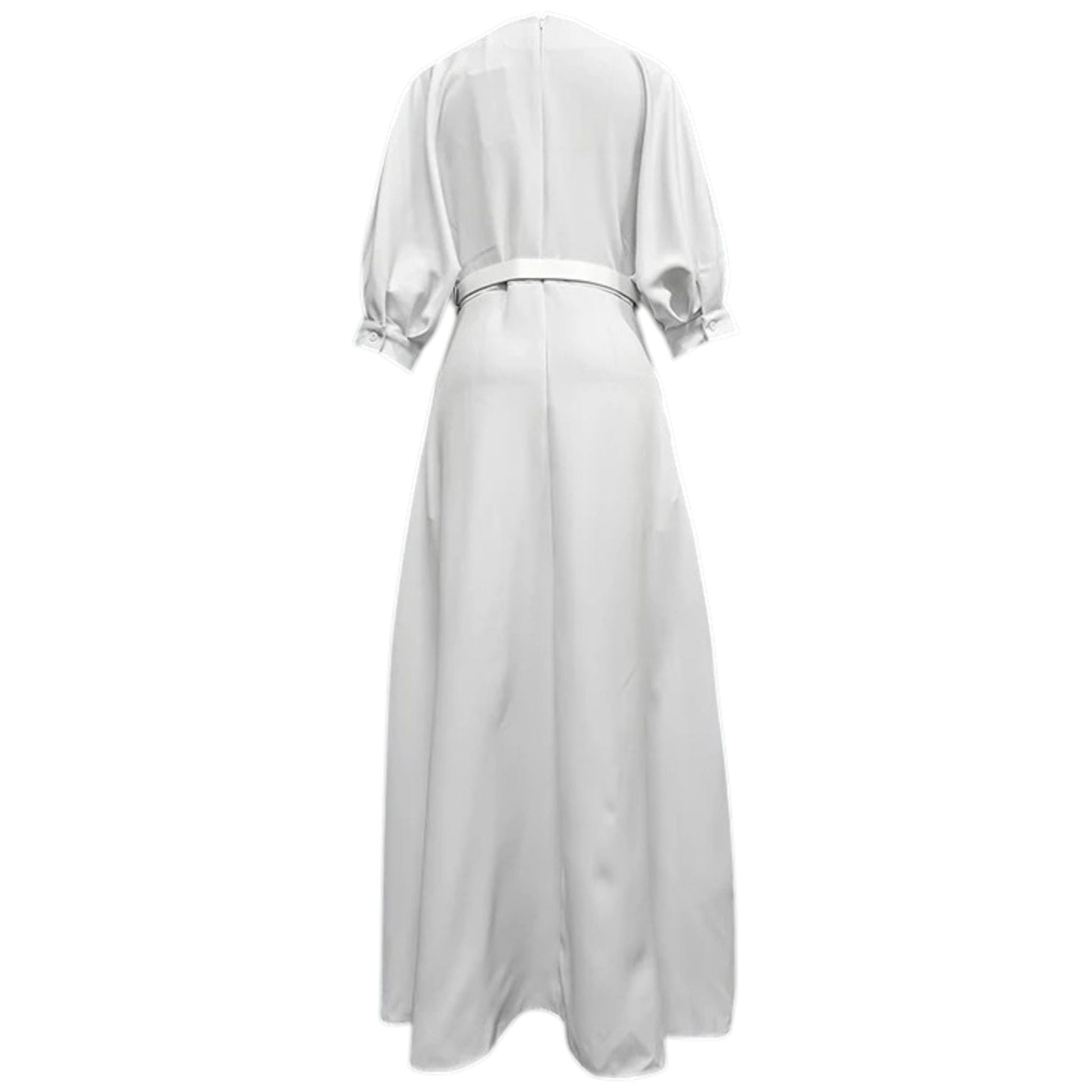 Women Short Sleeve A-Line Maxi Dress - Image 5
