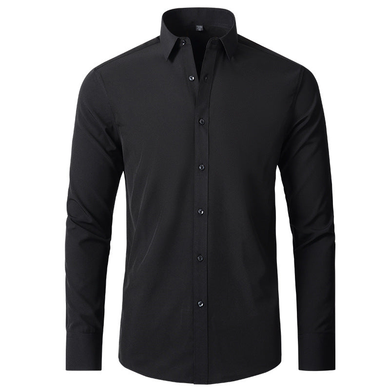 Men's Wrinkle-Free Stretch Non-Iron Button-Down Shirt - Image 6