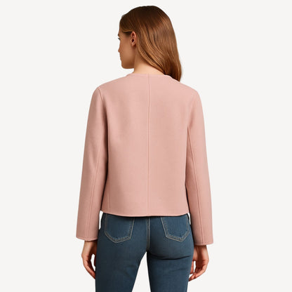 Karen – Women Short Jacket With Gold Buttons