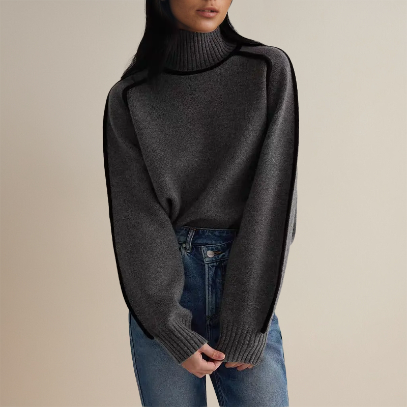 Elaris – Kvinders rullekravesweater