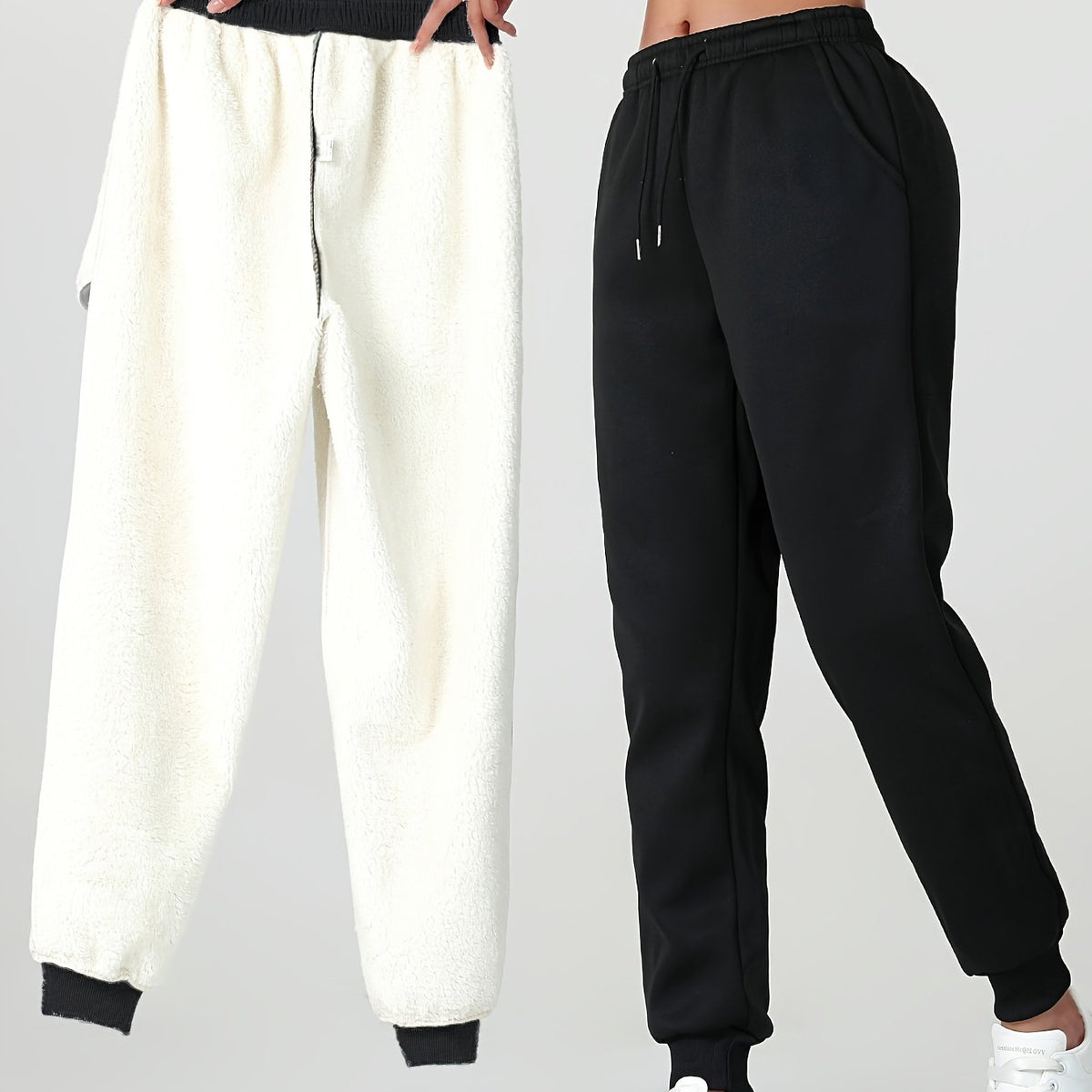 Women's Fleece Lined Cuffed Joggers