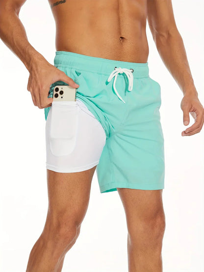 Dolcero – Short de bain sportif à séchage rapide pour homme
