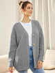 Mallory – Women’s Oversized Cardigan with V Neck and Button Closure