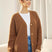 Mallory – Women’s Oversized Cardigan with V Neck and Button Closure