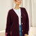 Mallory – Women’s Oversized Cardigan with V Neck and Button Closure
