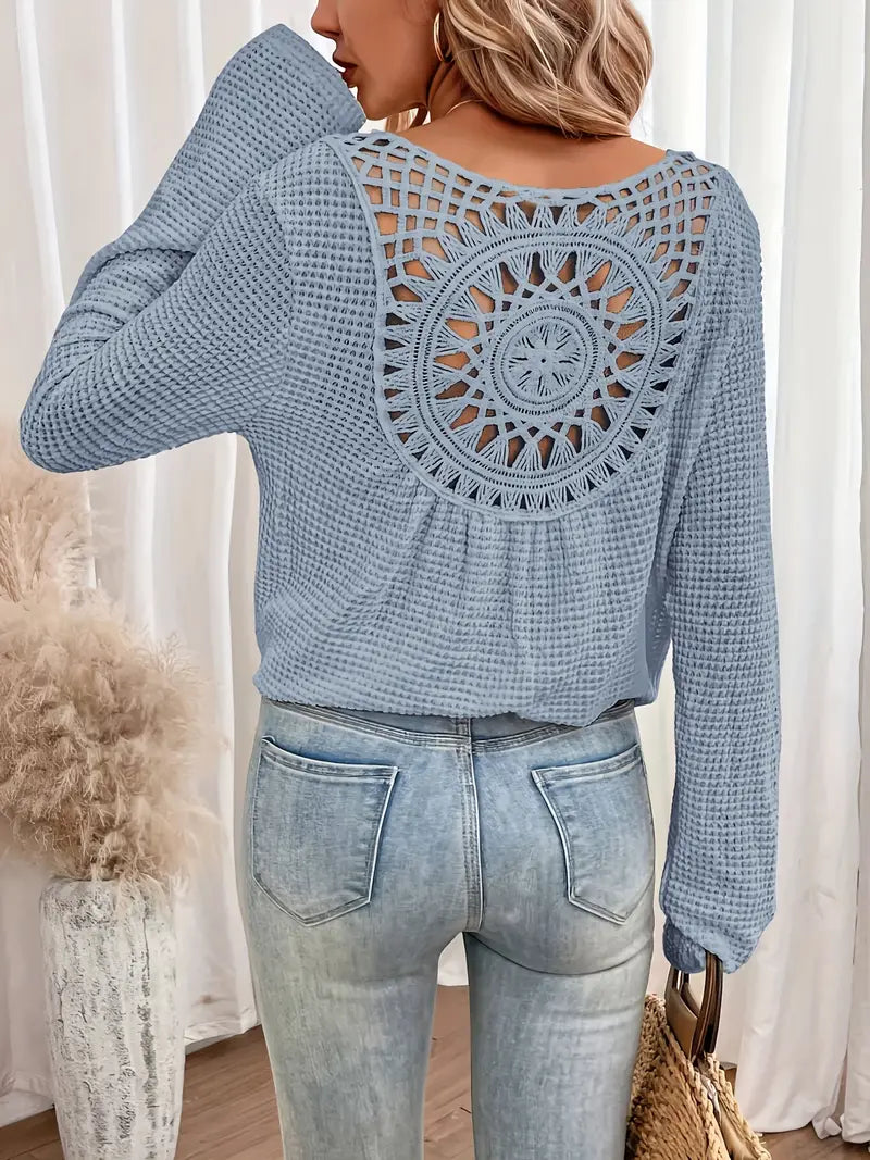 Ellara - Womens V Neck Jumper