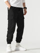 Men Relaxed Fit Cargo Joggers - Image 4