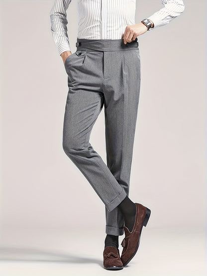 Mens Pleated Dress Pants - Image 10