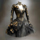 Women's Long Sleeve V-Neck Mini Dress | Halloween