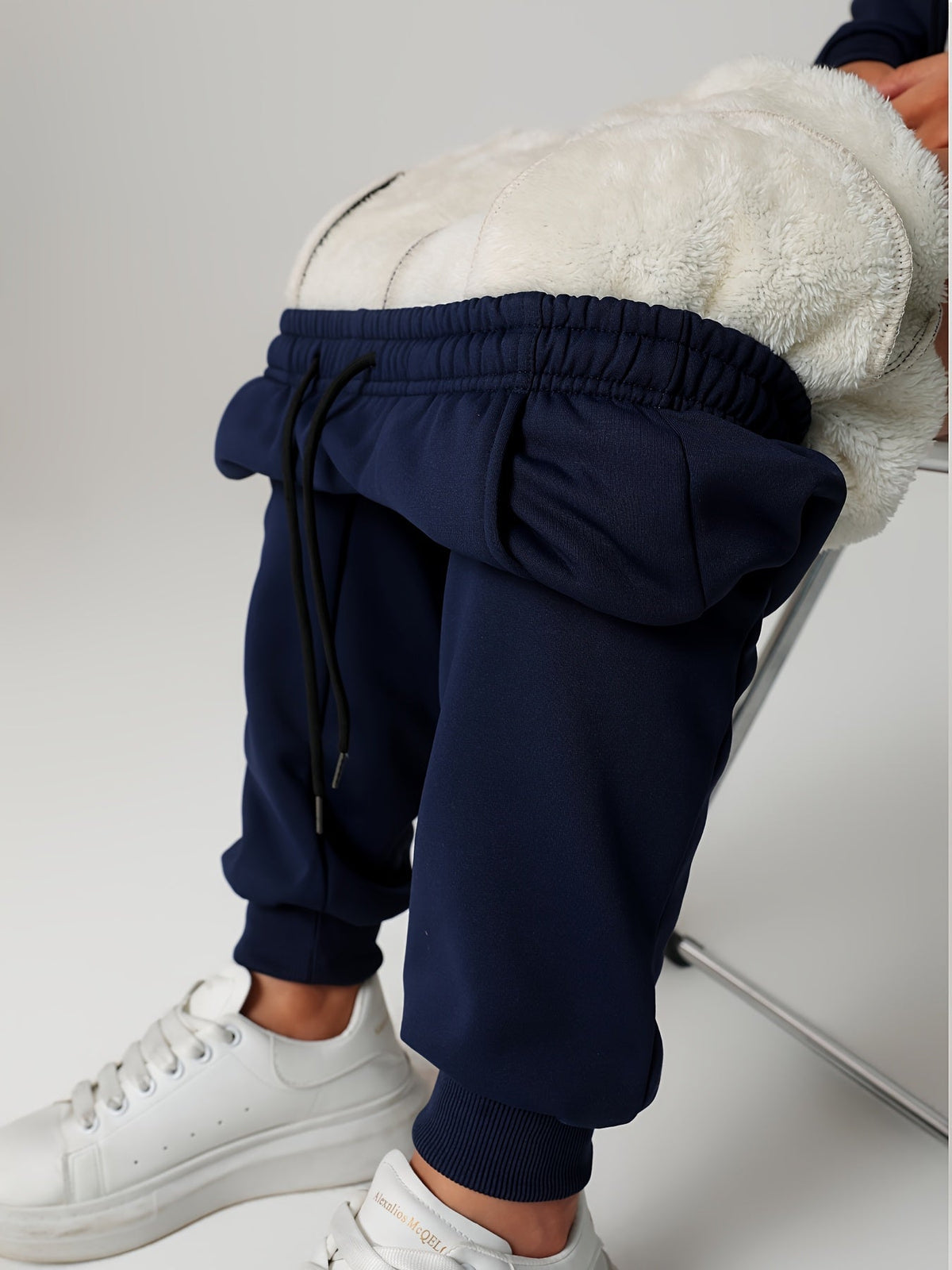 Women's Fleece Lined Cuffed Joggers - Image 15